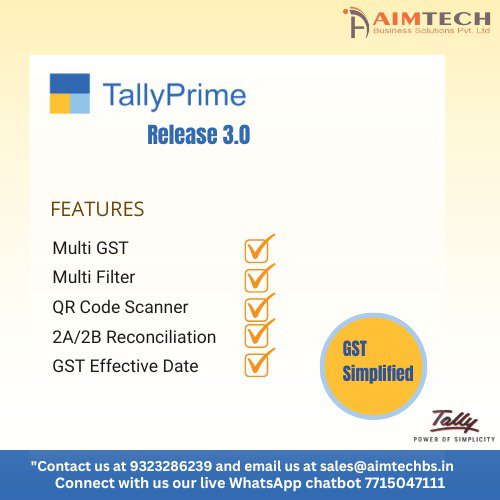 TALLYPRIME RELEASE 3.0